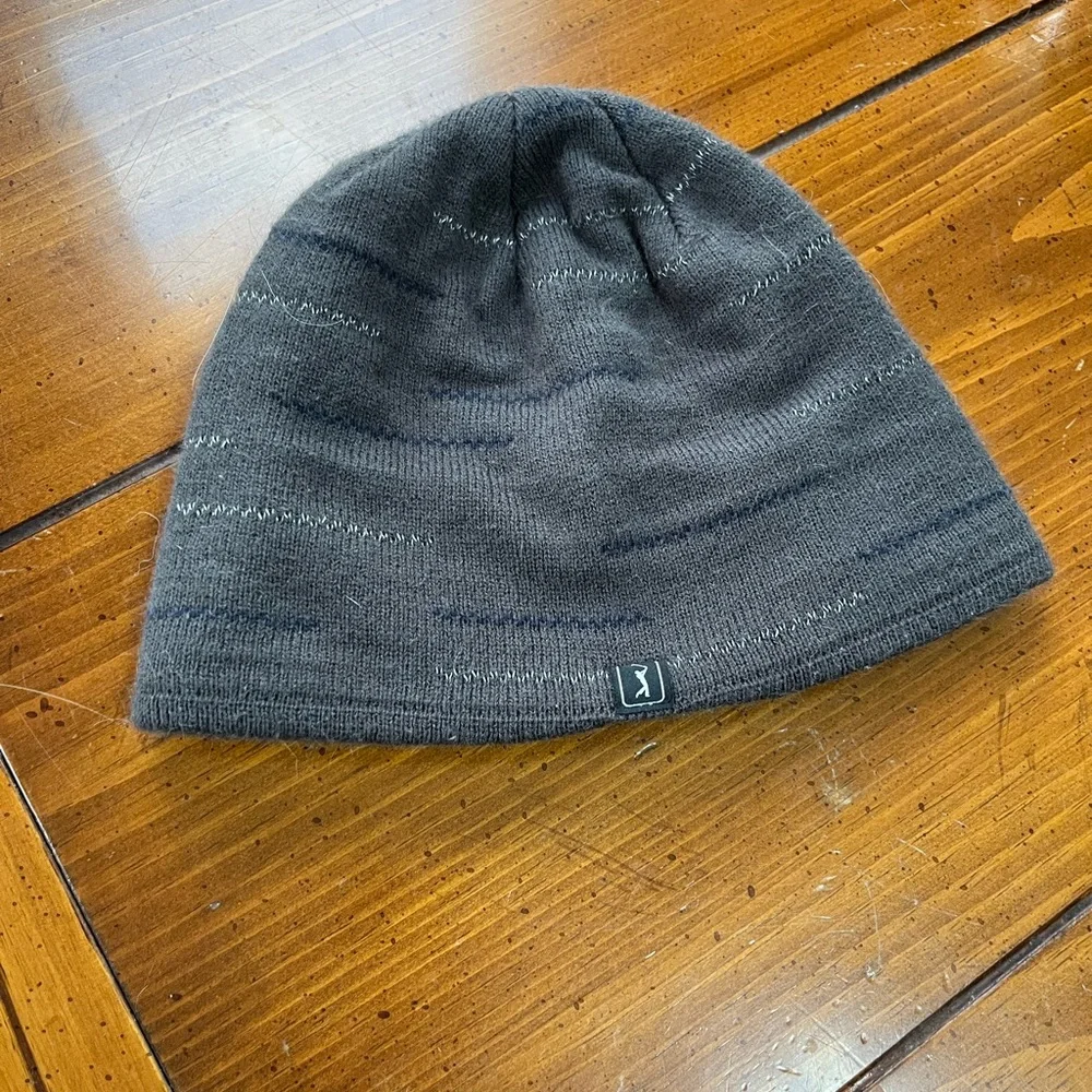 Gray Knit Golf ⛳️ Beanie
